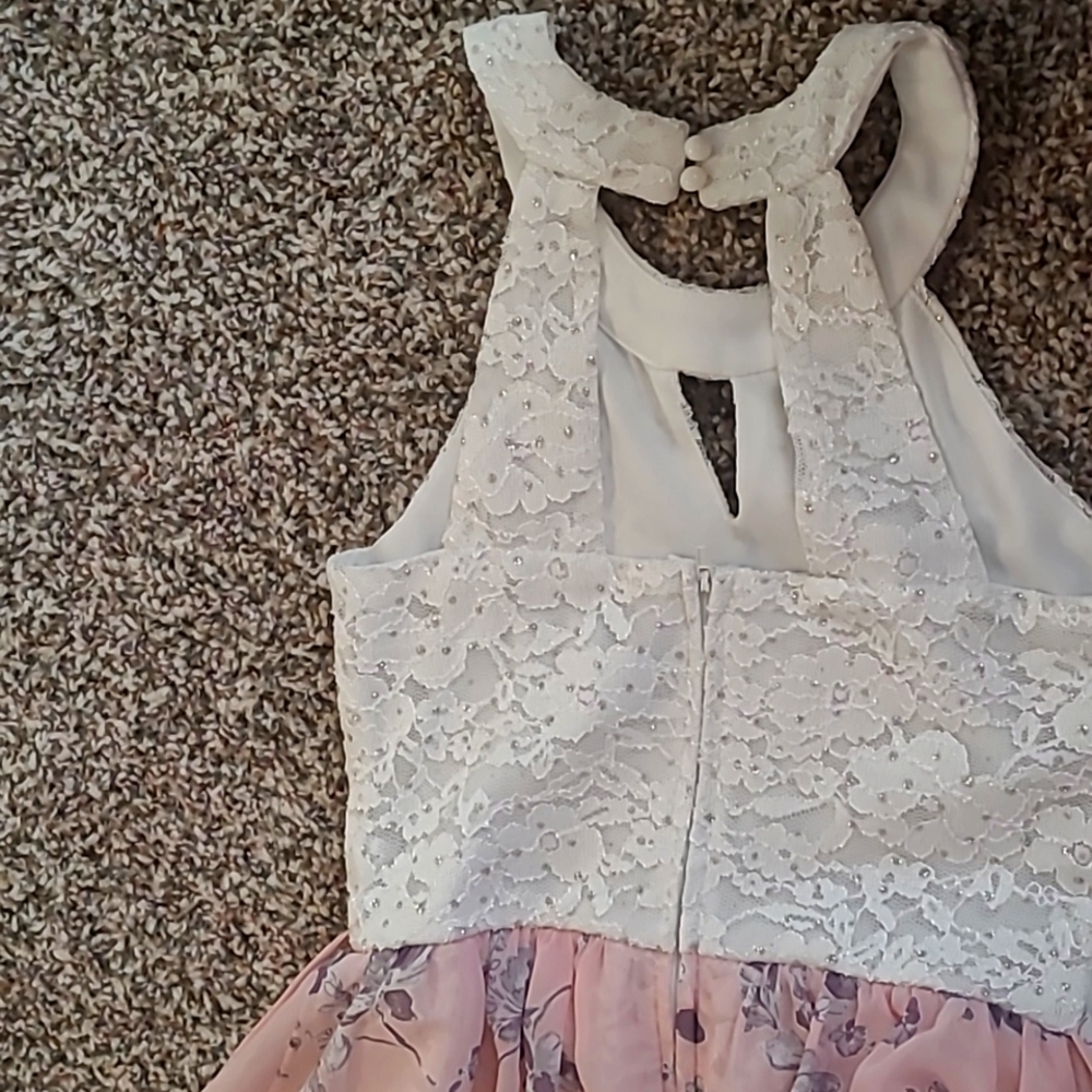 Girls speechless kids white and pink dress